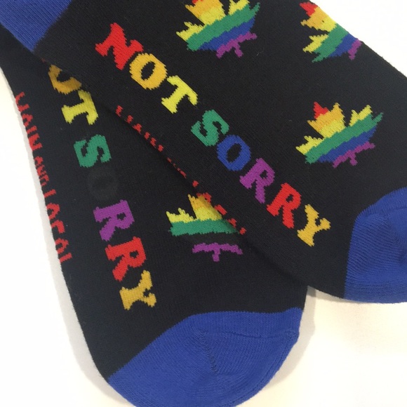 MAIN AND LOCAL “NOT SORRY” SOCKS OSFM - Picture 3 of 6